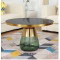 Replica Glass Top Casablancabrass Gold Smart Table